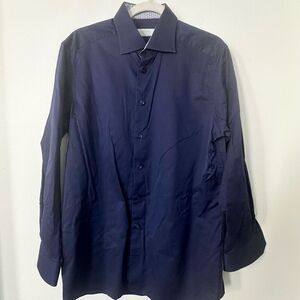 ETON Navy Blue Men’s Dress Shirt 41/16